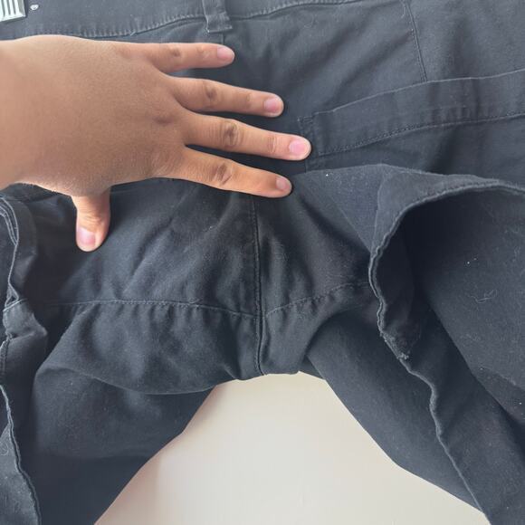 Lane Bryant Black Cargo Shorts Rolled Hem 18 - Picture 4 of 9